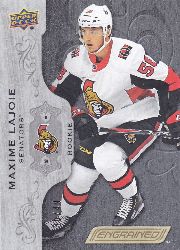 Hockey card Max Lajoie