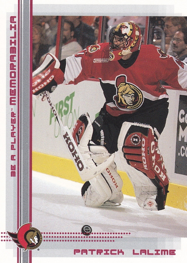 Hockey card Patrick Lalime