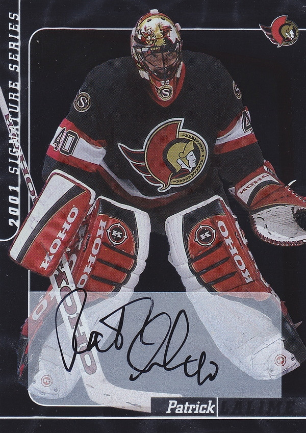 Hockey card Patrick Lalime