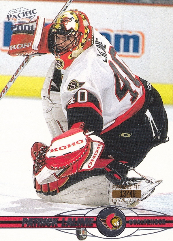 Hockey card Patrick Lalime