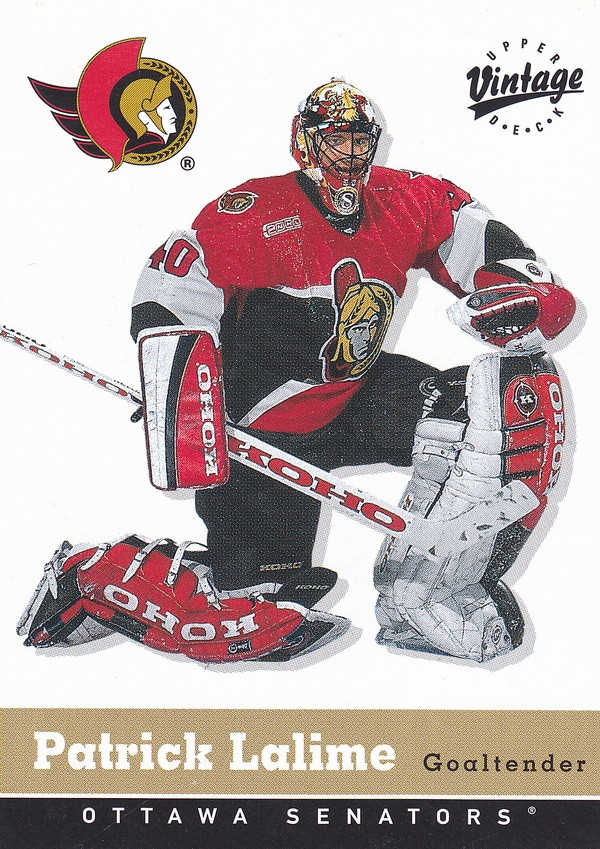 Hockey card Patrick Lalime
