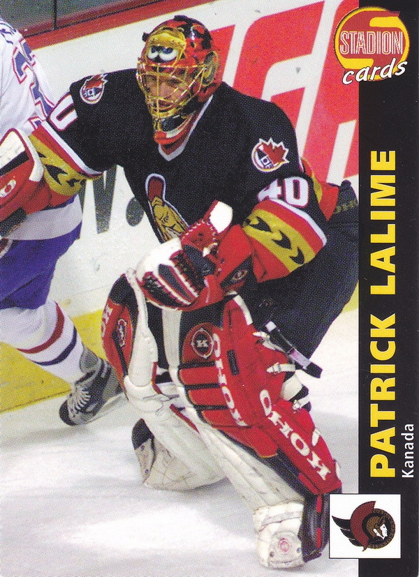 Hockey card Patrick Lalime