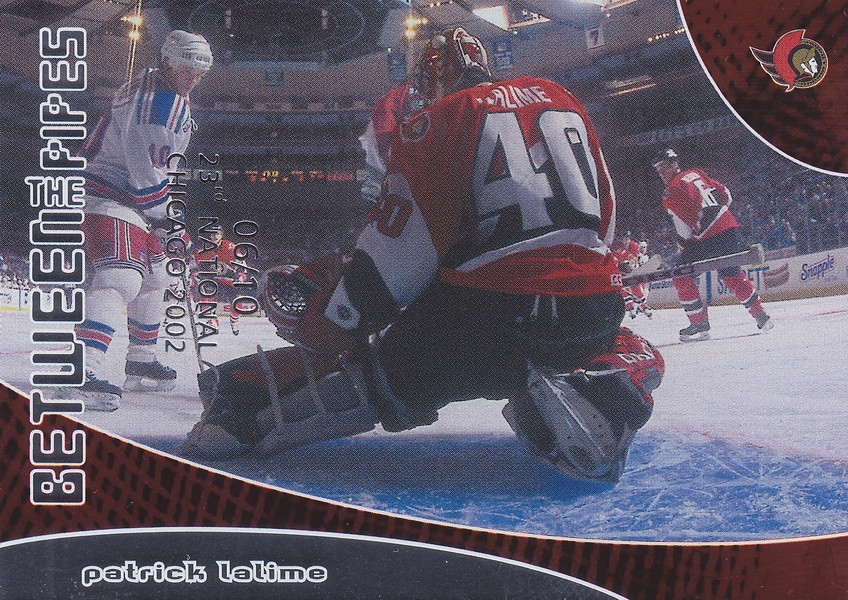 Hockey card Patrick Lalime