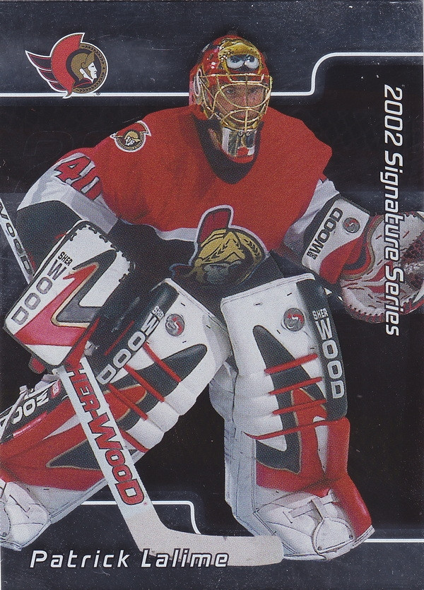 Hockey card Patrick Lalime