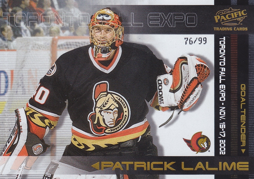 Hockey card Patrick Lalime