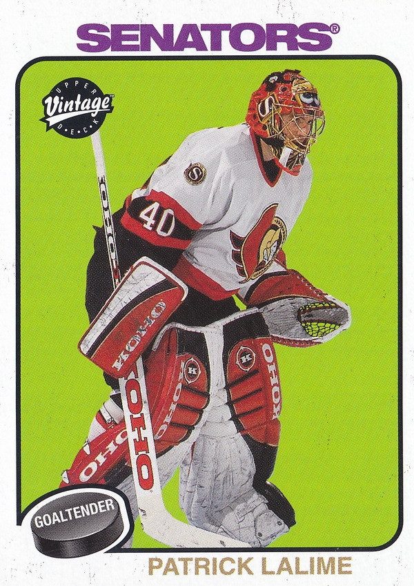 Hockey card Patrick Lalime