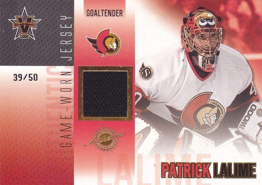Hockey card Patrick Lalime