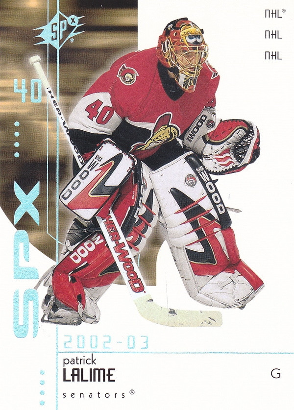 Hockey card Patrick Lalime