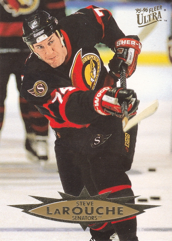 Hockey card Steve Larouche