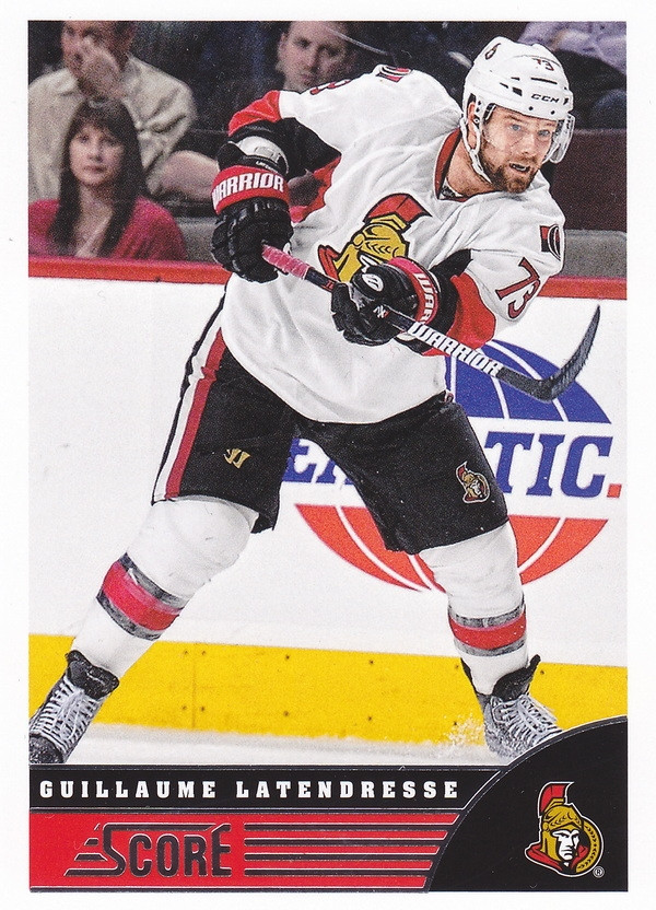 Hockey card Guillaume Latendresse