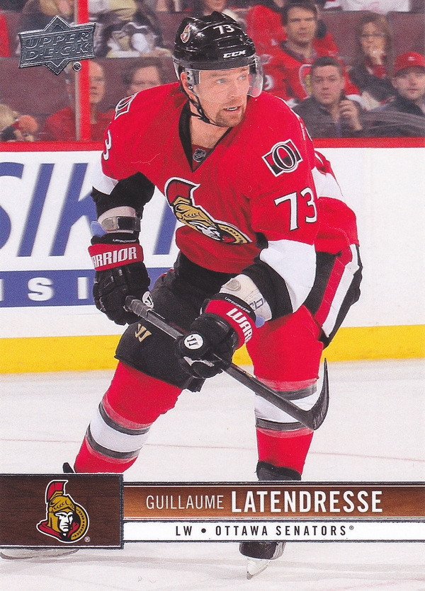 Hockey card Guillaume Latendresse