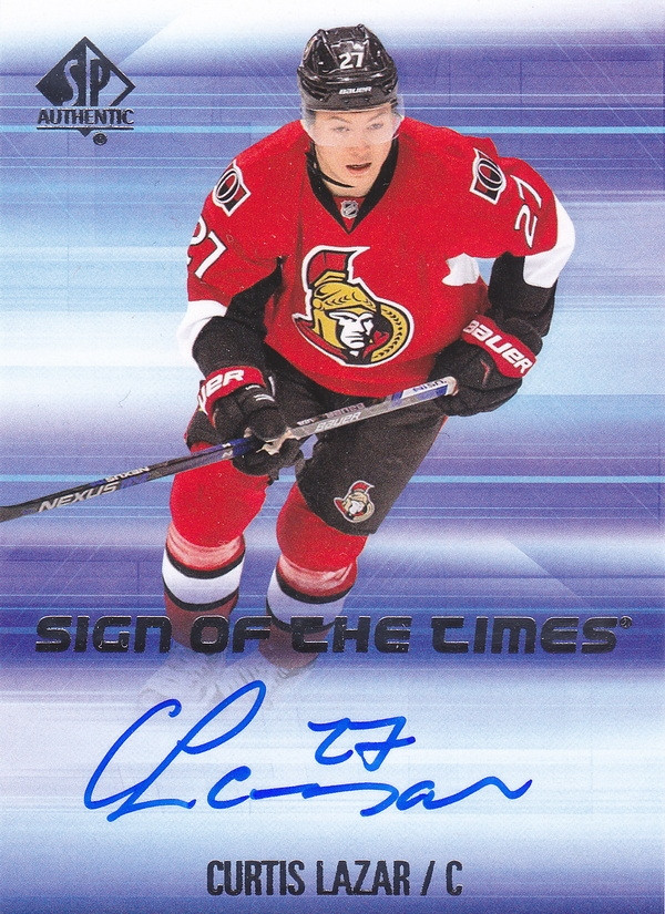 Hockey card Curtis Lazar