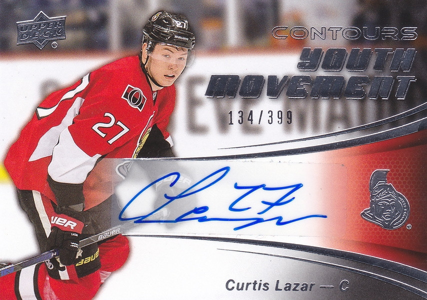 Hockey card Curtis Lazar