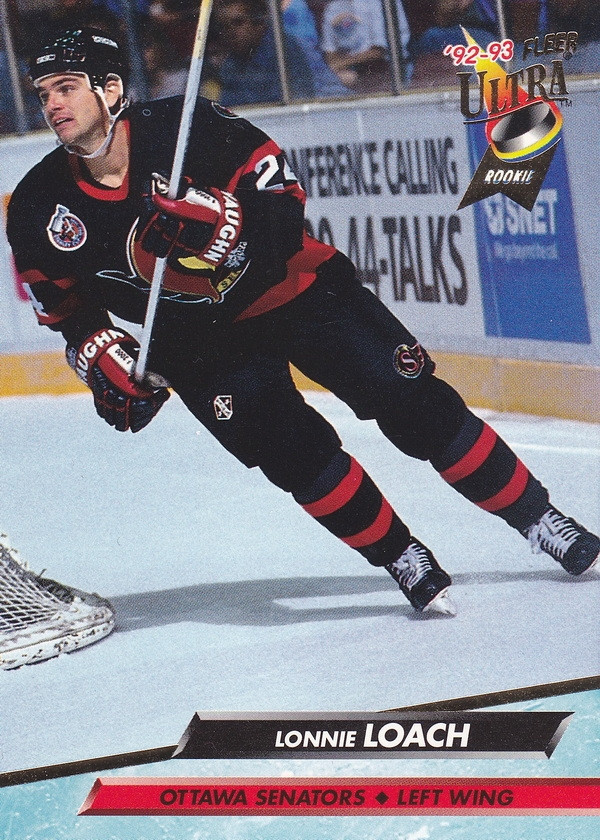 Hockey card Lonnie Loach