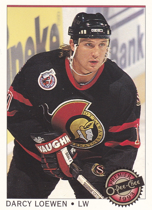Hockey card Darcy Loewen