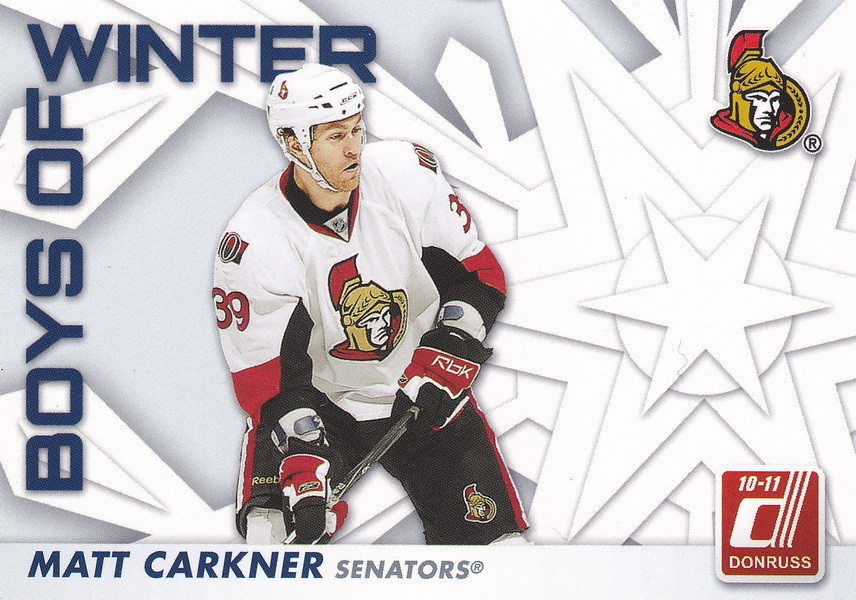 Hockey card Matt Carkner