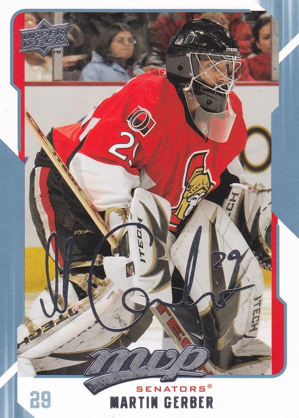 Hockey card Martin Gerber