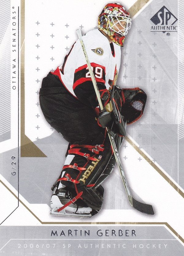 Hockey card Martin Gerber