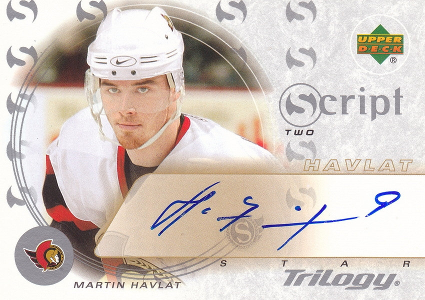 Hockey card Martin Havlat