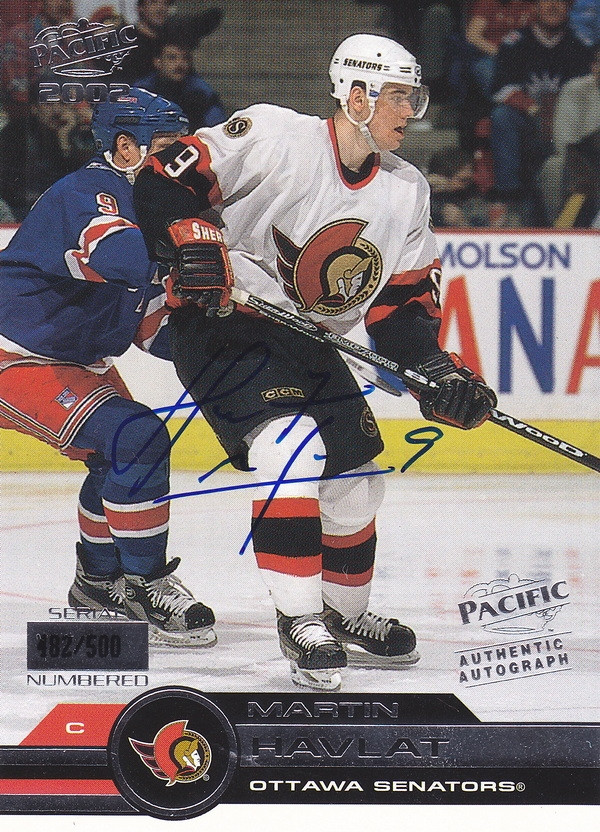 Hockey card Martin Havlat