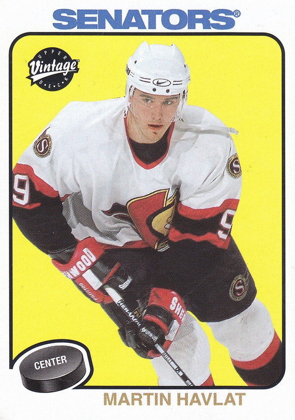 Hockey card Martin Havlat