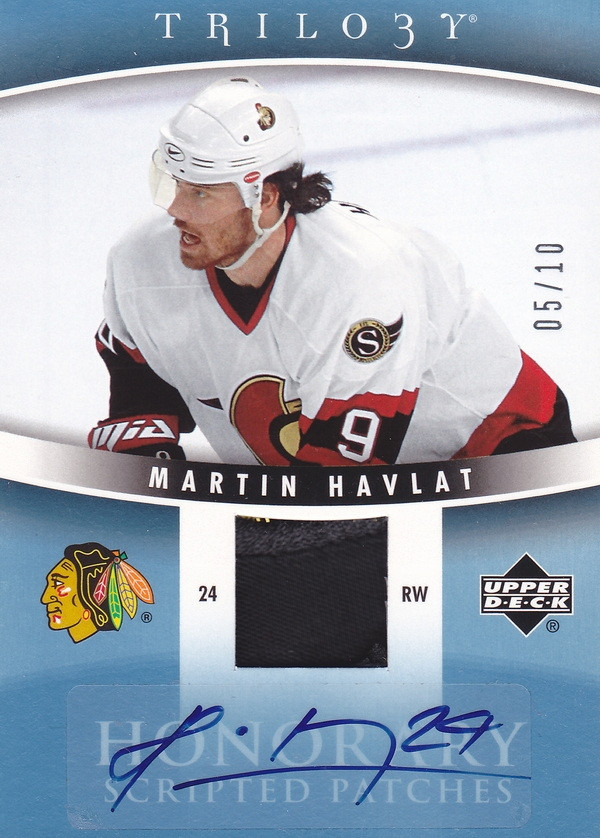 Hockey card Martin Havlat