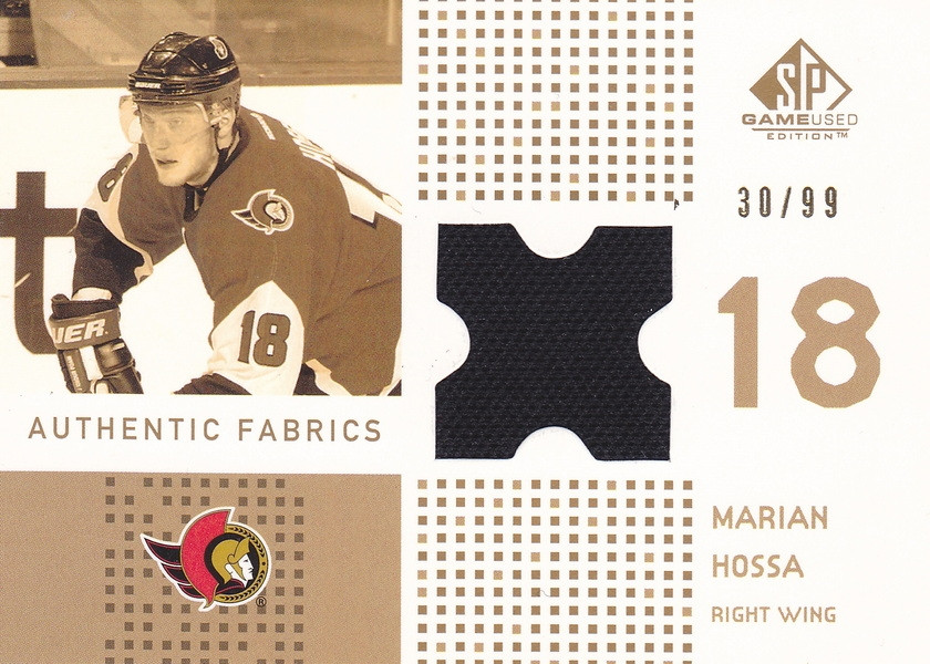 Hockey card Marian Hossa