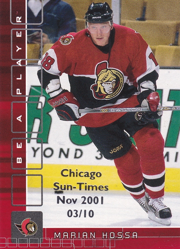 Hockey card Marian Hossa