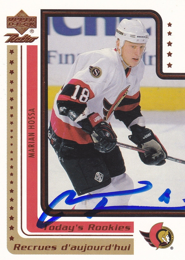 Hockey card Marian Hossa
