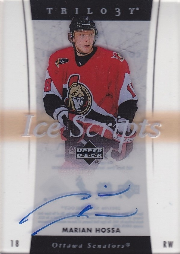 Hockey card Marian Hossa
