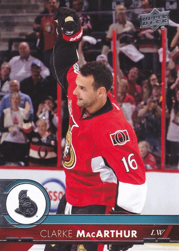 Hockey card Clarke MacARTHUR