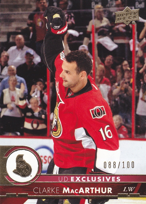Hockey card Clarke MacARTHUR