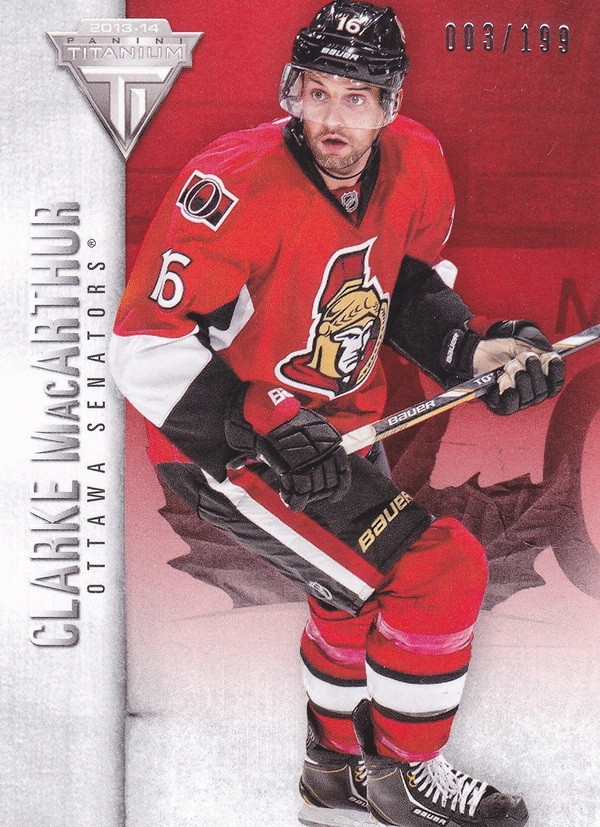 Hockey card Clarke MacARTHUR 