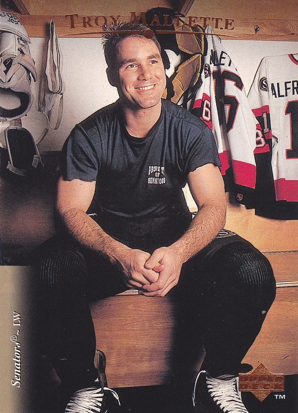 Hockey card Troy Mallette