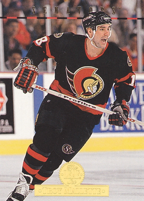 Hockey card Troy Mallette