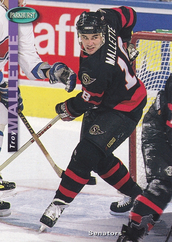 Hockey card Troy Mallette