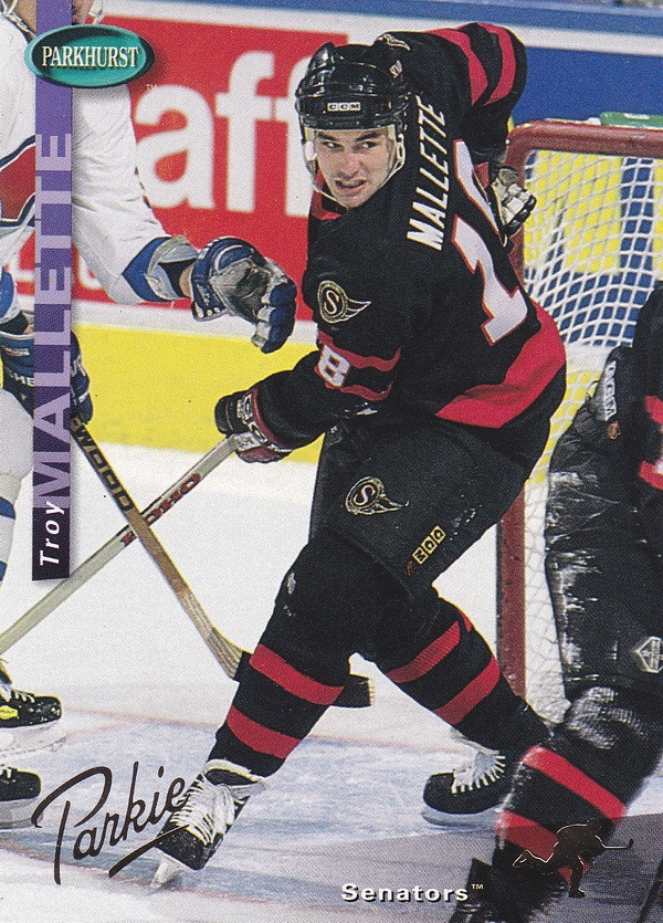 Hockey card Troy Mallette