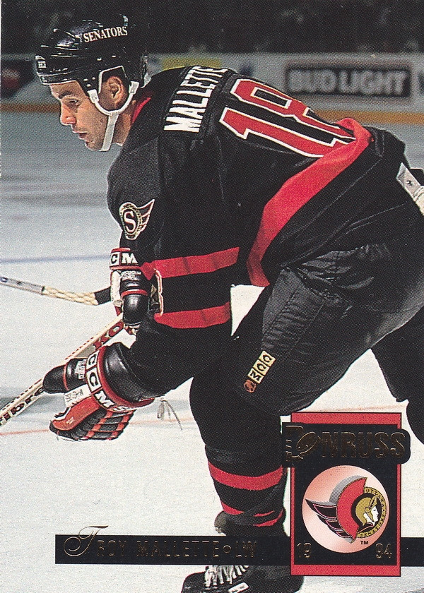 Hockey card Troy Mallette