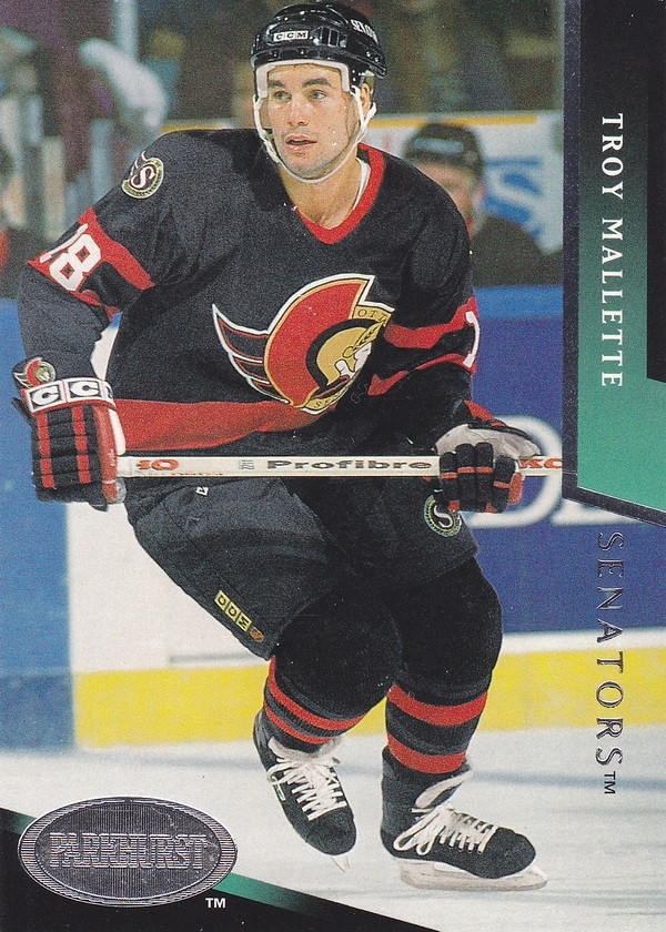 Hockey card Troy Mallette