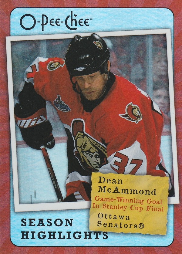 Hockey card Dean McAMMOND