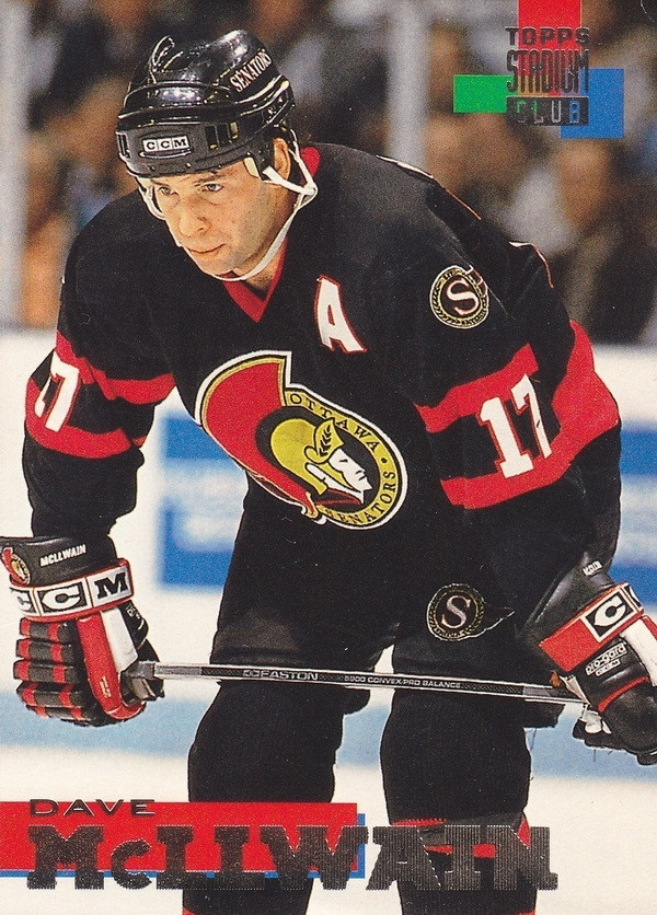 Hockey card Dave McLlwain