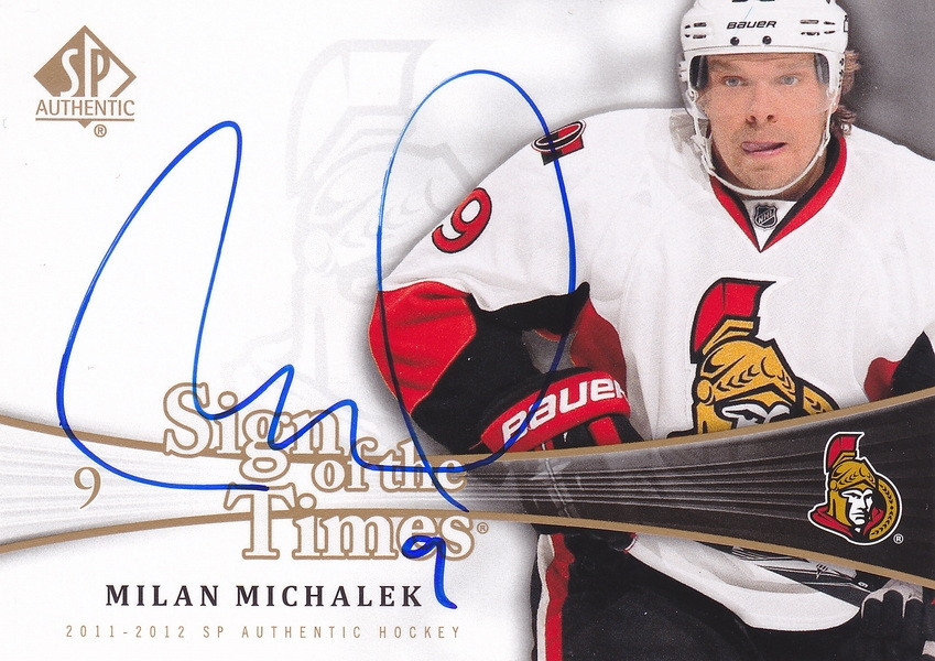Hockey card Milan Michalek