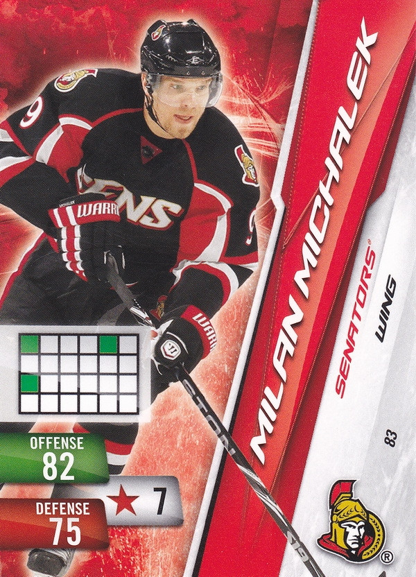 Hockey card Milan Michalek