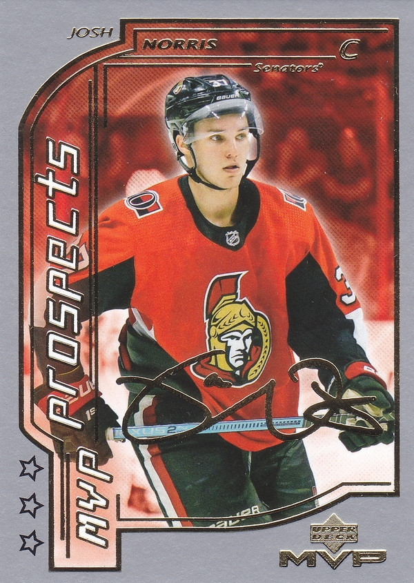 Hockey card Josh Norris