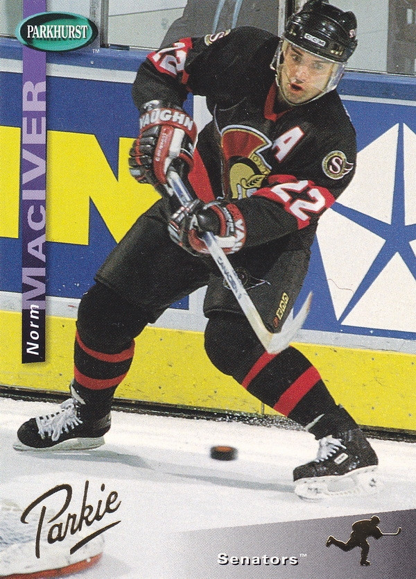 Hockey card Norm Maciver