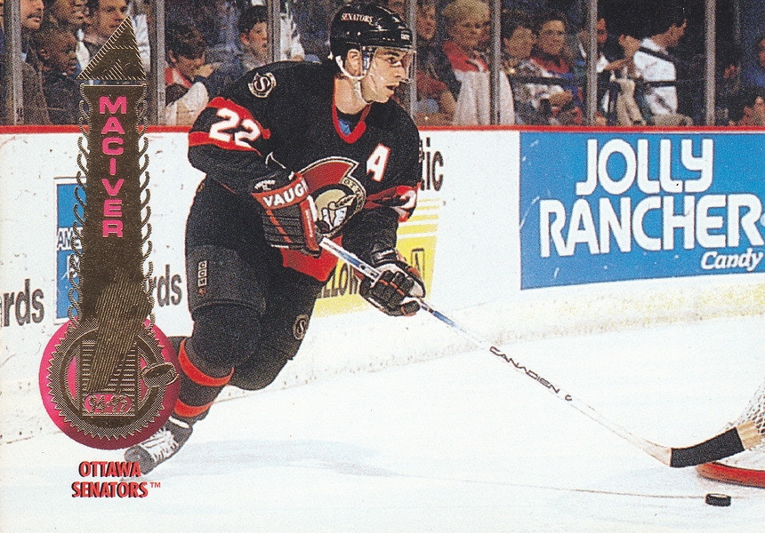 Hockey card Norm Maciver