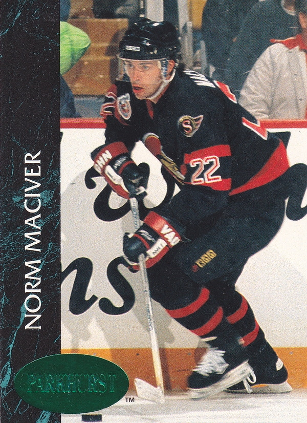 Hockey card Norm Maciver