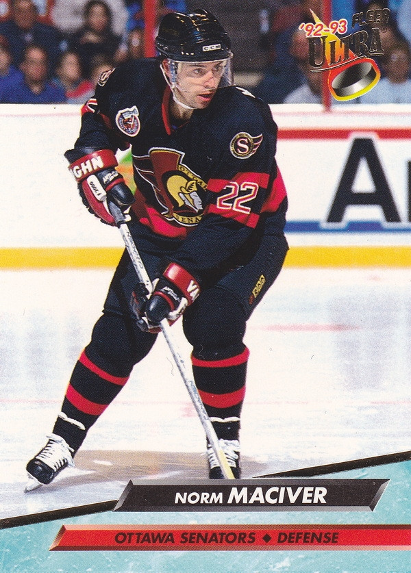 Hockey card Norm Maciver