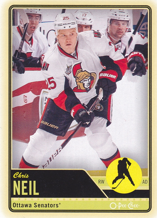 Hockey card Chris Neil