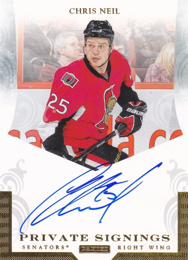 Hockey card Chris Neil